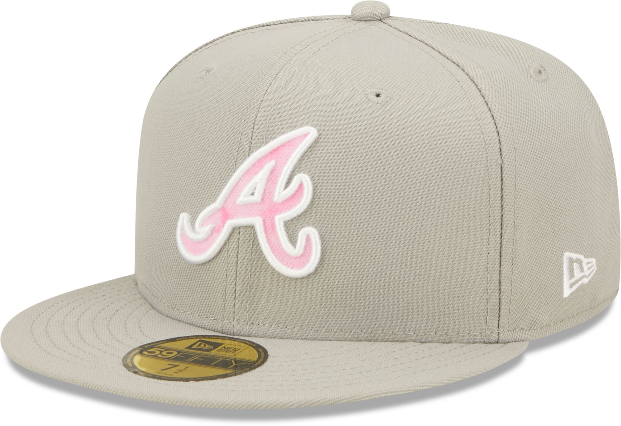 New Era / Men's Mother's Day '22 Atlanta Braves Grey 59Fifty Fitted Hat