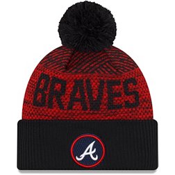 New Era Men's Atlanta Braves Navy Authentic Collection Knit Hat