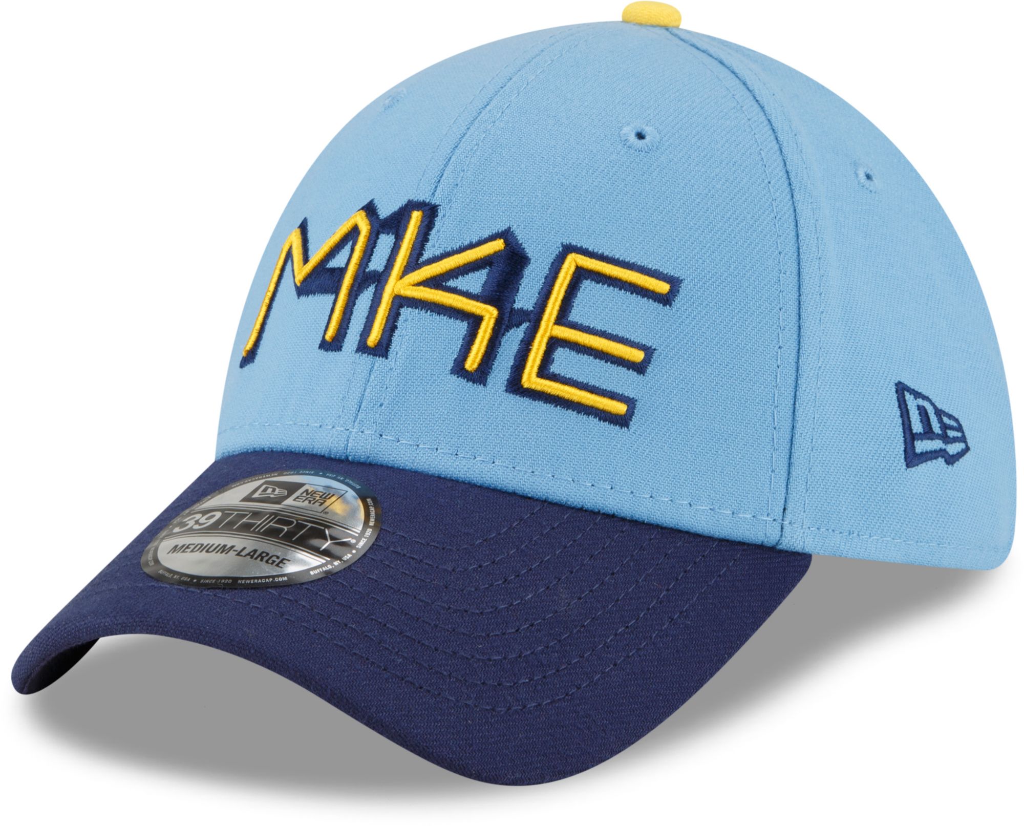 New Era / Men's Milwaukee Brewers 2022 City Connect 39Thirty Stretch Fit Hat
