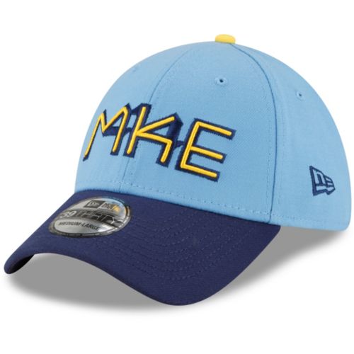 New Era Adult Milwaukee Brewers Khaki Armed Forces Day 2025