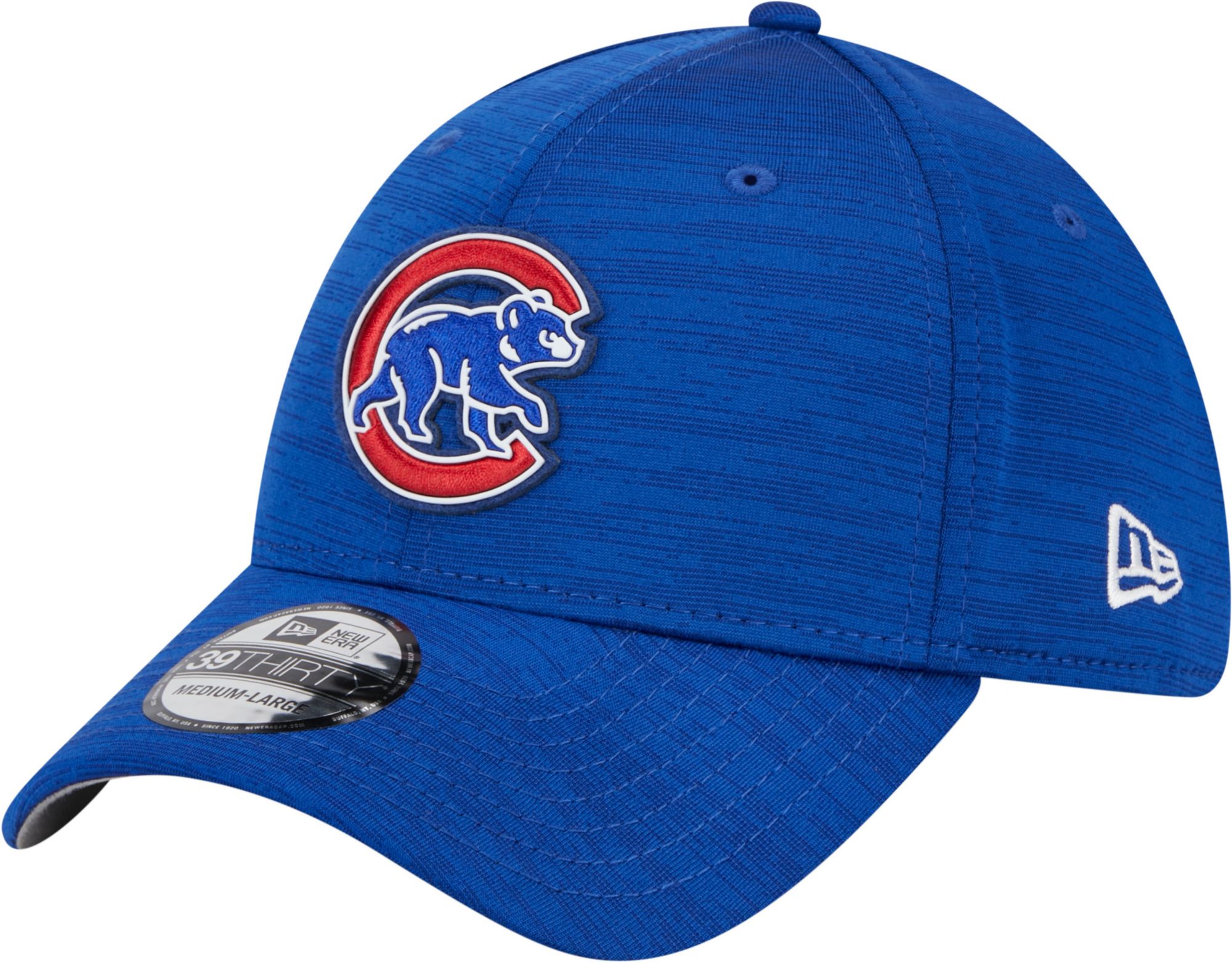 New Era Men's Chicago Cubs Clubhouse Blue 39Thirty Stretch Fit Hat