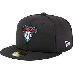 New Era Men's Arizona Diamondbacks Clubhouse Black 59Fifty Fitted Hat