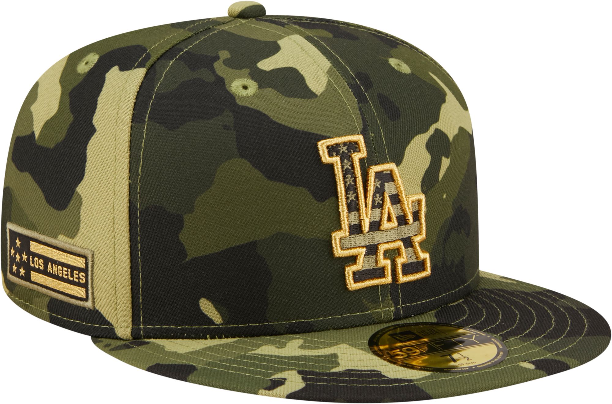 Texas Rangers New Era 2022 Armed Forces Day 39THIRTY Flex Hat - Camo