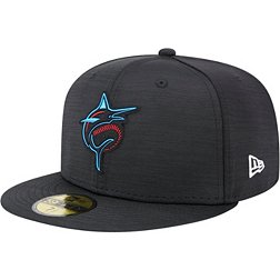 New Era Men's Miami Marlins Clubhouse Navy 59Fifty Fitted Hat