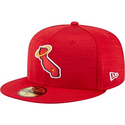 New Era Men's Los Angeles Angels Clubhouse Red 59Fifty Fitted Hat