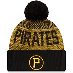 New Era Men's Pittsburgh Pirates Black Authentic Collection Knit Hat
