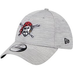 New Era Men's Pittsburgh Pirates Gray 39Thirty Stretch Fit Hat