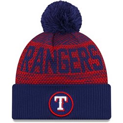 New Era Men's Texas Rangers Blue Authentic Collection Knit Hat