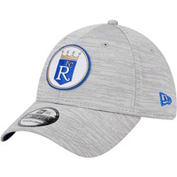 New Era Men's Kansas City Royals Clubhouse Gray 39Thirty Stretch Fit Hat