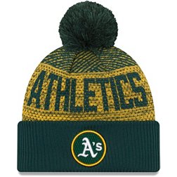 New Era Men's Oakland Athletics Green Authentic Collection Knit Hat