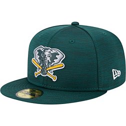 New Era Men's Oakland Athletics Clubhouse Green 59Fifty Fitted Hat