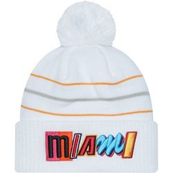 New Era Men's 2022-23 City Edition Miami Heat 9FIFTY Adjustable Hat, Black