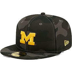 New Era Men's Michigan Wolverines Grey 59Fifty Hat
