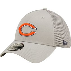 New Era Men's Chicago Bears Team Neo Grey 39Thirty Stretch Fit Hat