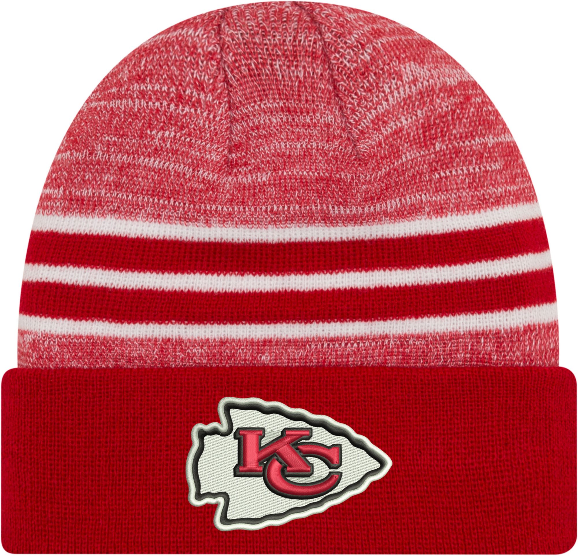 New Era Men's Kansas City Chiefs Marled Red Knit Beanie