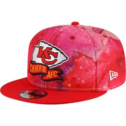 New Era Men's Kansas City Chiefs Sideline Ink Dye 9Fifty Red Adjustable Hat