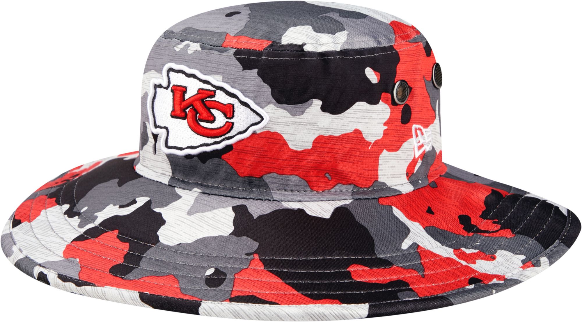 Men's Kansas City Chiefs New Era Graphite Color Dim 59FIFTY Fitted Hat