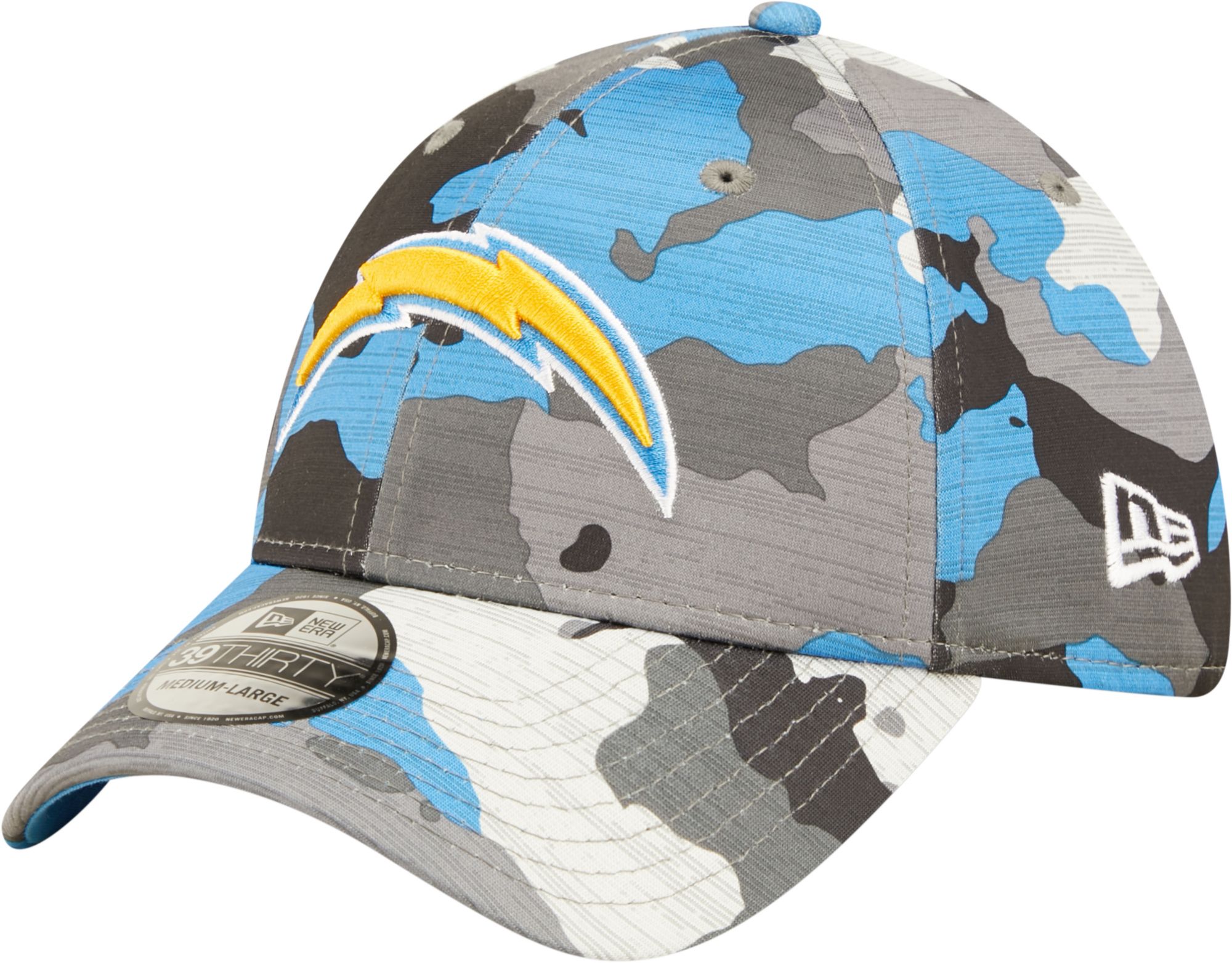 New Era / Men's New York Giants Sideline Training Camp 2022 Camouflage  39Thirty Stretch Fit Hat