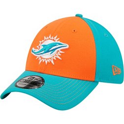 New Era Men's Miami Dolphins Classic Aqua 39Thirty Stretch Fit Hat