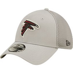 New Era Men's Atlanta Falcons Team Neo Grey 39Thirty Stretch Fit Hat