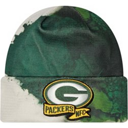 New EraNew Era Green Bay Packers Beanie on Field 2019 Salute to Service Knit Marque  