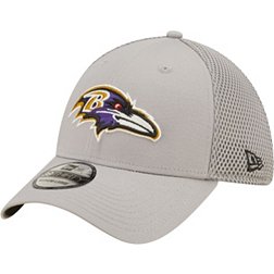 New Era Men's Baltimore Ravens Team Neo Grey 39Thirty Stretch Fit Hat