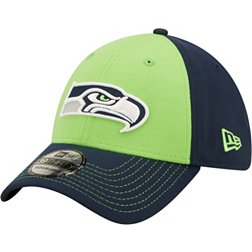New Era Men's Seattle Seahawks Classic Navy 39Thirty Stretch Fit Hat