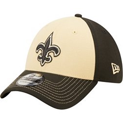 New Era Men's New Orleans Saints Classic Black 39Thirty Stretch Fit Hat