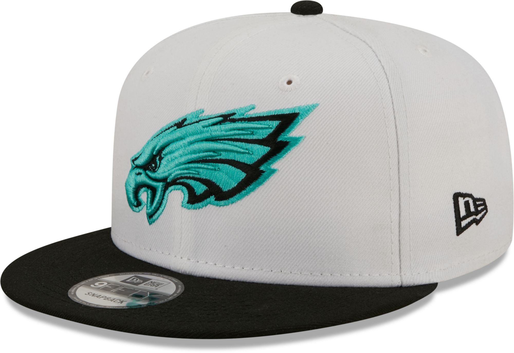 Men's Philadelphia Eagles New Era Cream/Green 2022 Sideline