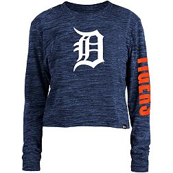 New Era Women's Detroit Tigers Blue Space Dye Long Sleeve T-Shirt