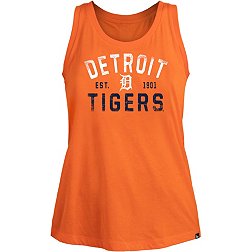 New Era Women's Detroit Tigers Orange Open Back Tank Top