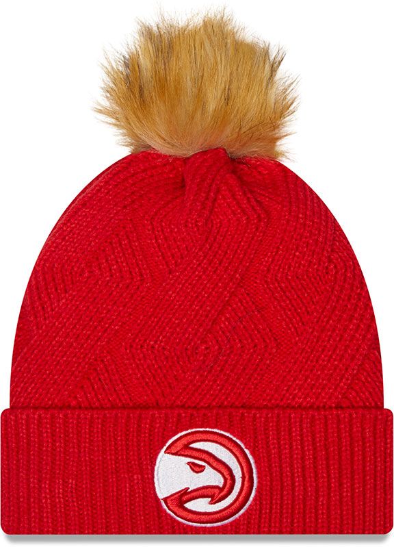 New Era Women's Atlanta Hawks Snowy Knit Hat