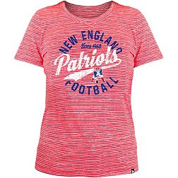 New Era Women's New England Patriots Space Dye Red T-Shirt