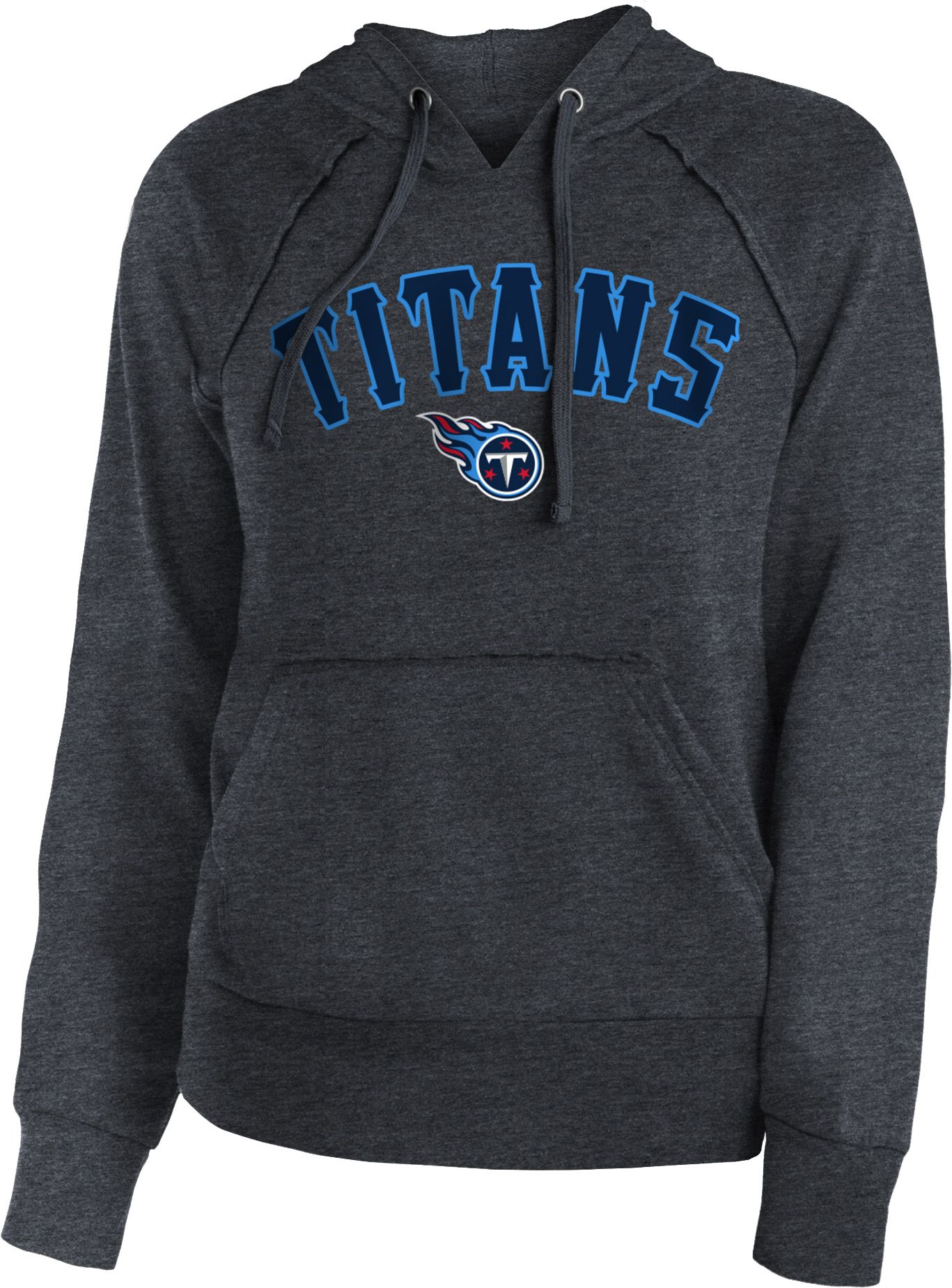 New Era / Apparel Women's Tennessee Titans Graphic Charcoal Hoodie