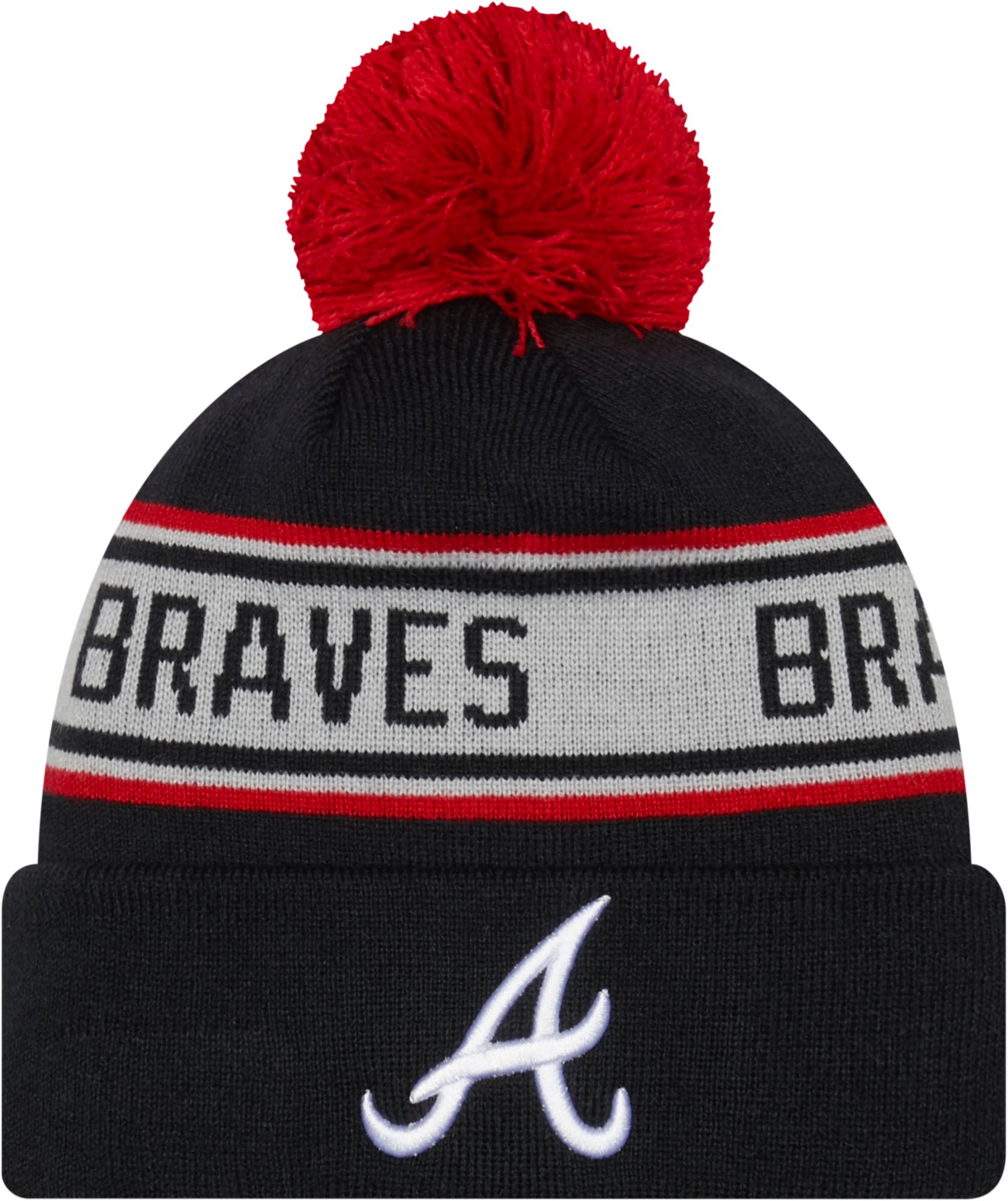 New Era Youth Atlanta Braves Navy Repeat Knit