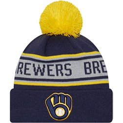 New Era Youth Milwaukee Brewers Navy Repeat Knit