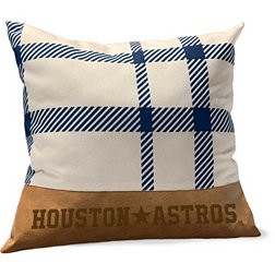 Pegasus Sports Houston Astros Faux Leather Pillow