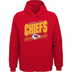 NFL Team Apparel Youth Kansas City Chiefs Big Time Pullover Hoodie