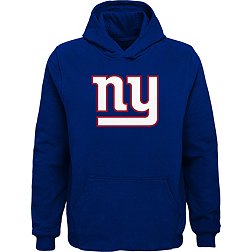 NFL Team Apparel Youth New York Giants Primary Logo Royal Pullover Hoodie
