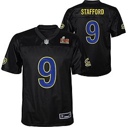 Nike Youth Super Bowl LVI Bound Los Angeles Rams Matthew Stafford #9 Black Jersey