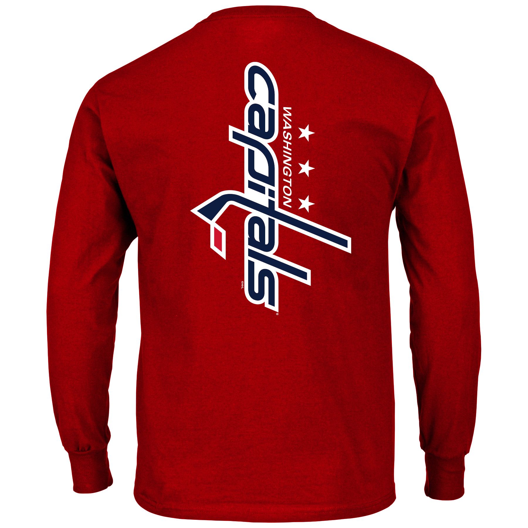 NHL Big &amp; Tall Washington Capitals Pocket Red T-Shirt