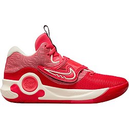 red nike shoes