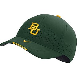 Nike Men's Baylor Bears Green AeroBill Swoosh Flex Classic99 Football Sideline Hat