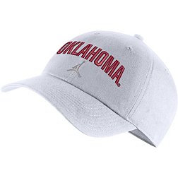 Jordan Men's Oklahoma Sooners White Heritage86 Arch Hat