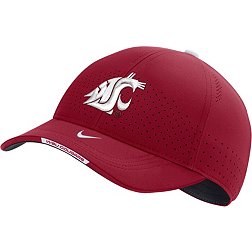 Nike Men's Washington State Cougars Crimson AeroBill Swoosh Flex Classic99 Football Sideline Hat