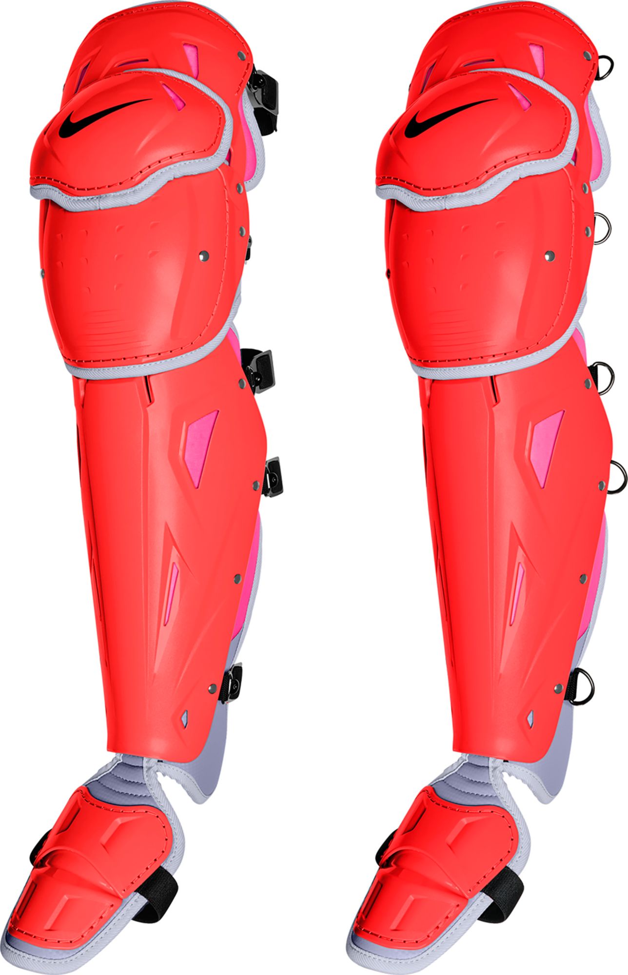 Nike Diamond Elite Catcher's Leg Guards - Pink