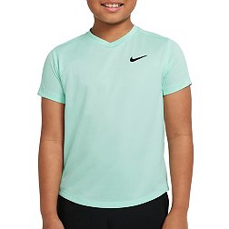 Nike Boys' NikeCourt Dri-FIT Victory Short Sleeve Tennis Top