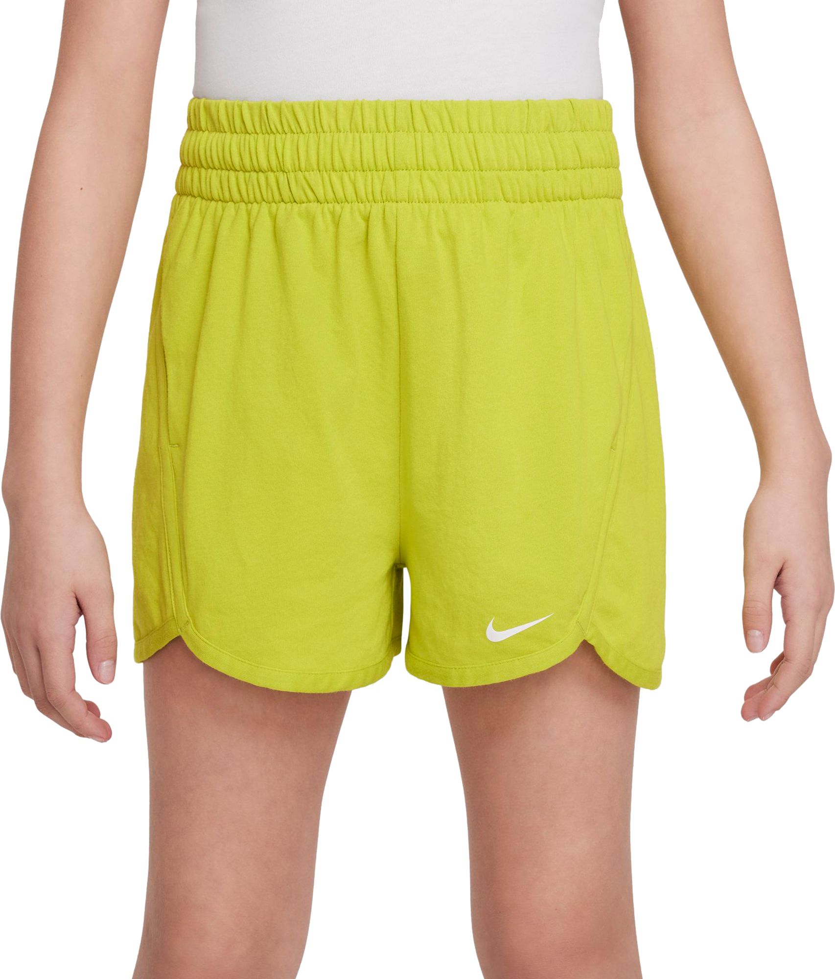Nike Big Kids' Dri-FIT Breezy High-Waisted Training Shorts
