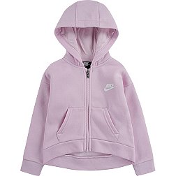 Nike Toddler Girls' Club Fleece High-Low Full-Zip Hoodie
