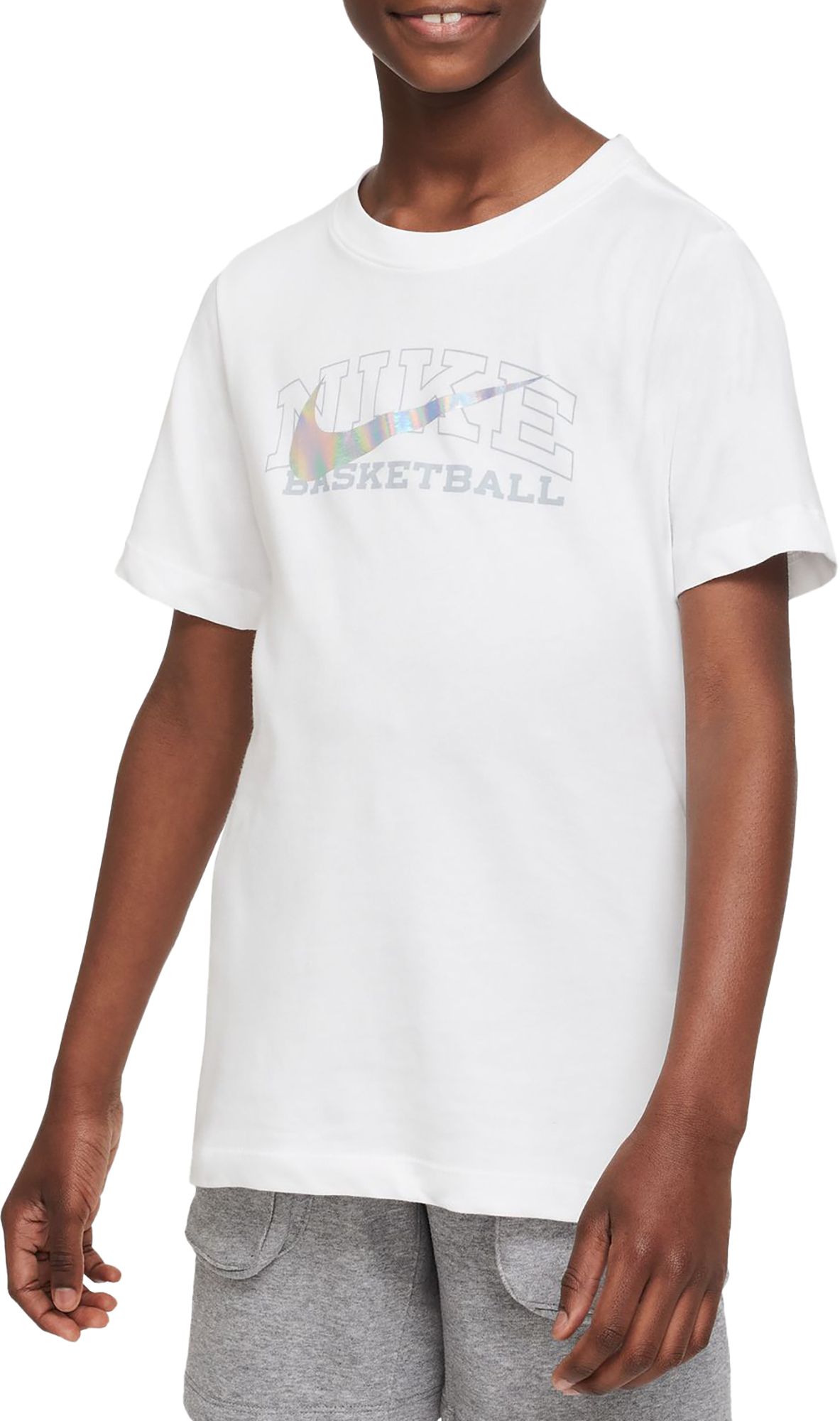 Nike Dri-FIT Big Kids' Hoops Brandmark Training T-Shirt